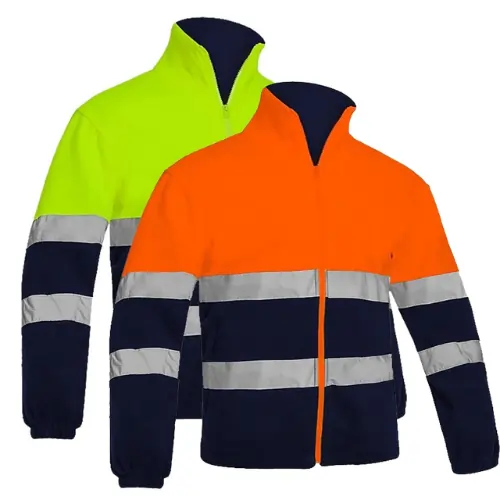 High-Visibility Safety Fleece Jacket